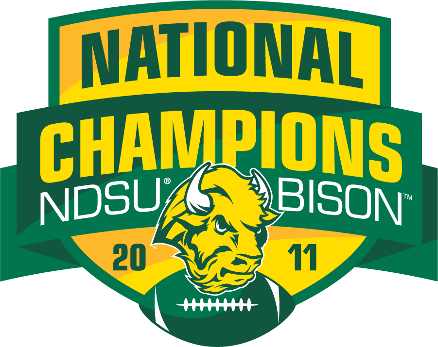 North Dakota State Bison 2011 Champion Logo diy iron on heat transfer